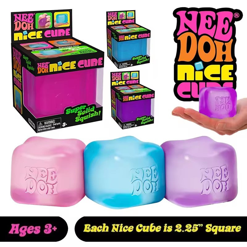 2026 hot Schylling Needoh Nice Cube, Sensory Toys, Anti-Stress Blocks, Stress Re