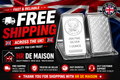 American Silver Bullion Bar Sunshine Minting .999 Fine Silver One Troy Ounce Bar Medal